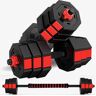 Halteres Fitness Tech - Preto - Halteres Ginásio 30kg MKP tamanho UNICA