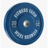 Disco Olímpico Fitness Tech - Azul - Disco Olímpico Ginásio 50mm 20kg MKP tamanho T.U.