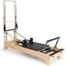 Elina Pilates Reformer  de Madeira com Torre + Portes Grátis - Preto (ELN 300008)