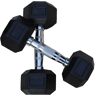 Body-Solid Tools Halteres de caucho Body-Solid HEXRU - 47.5kg (HEXRU47.5)