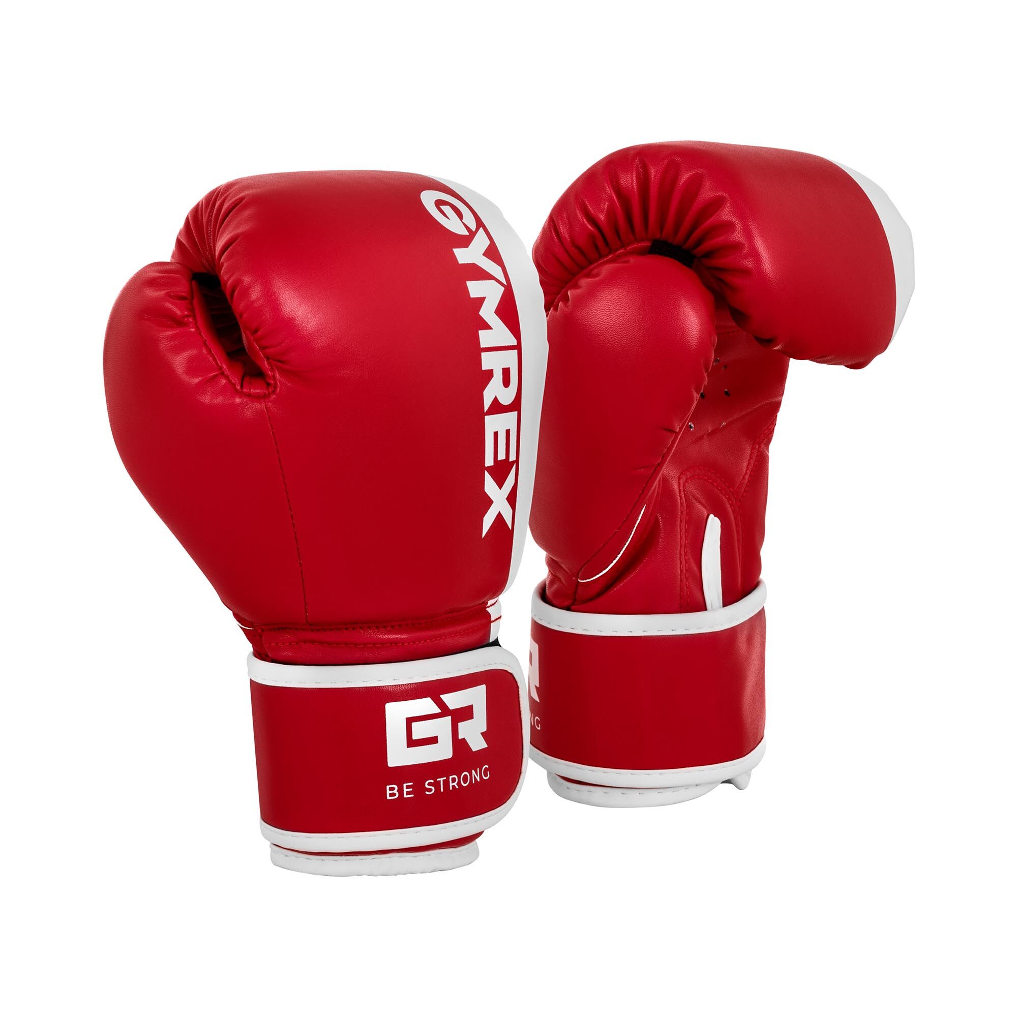 Gymrex Luvas de boxe para crianças - branco e vermelho - 6 oz GR-BG 6B