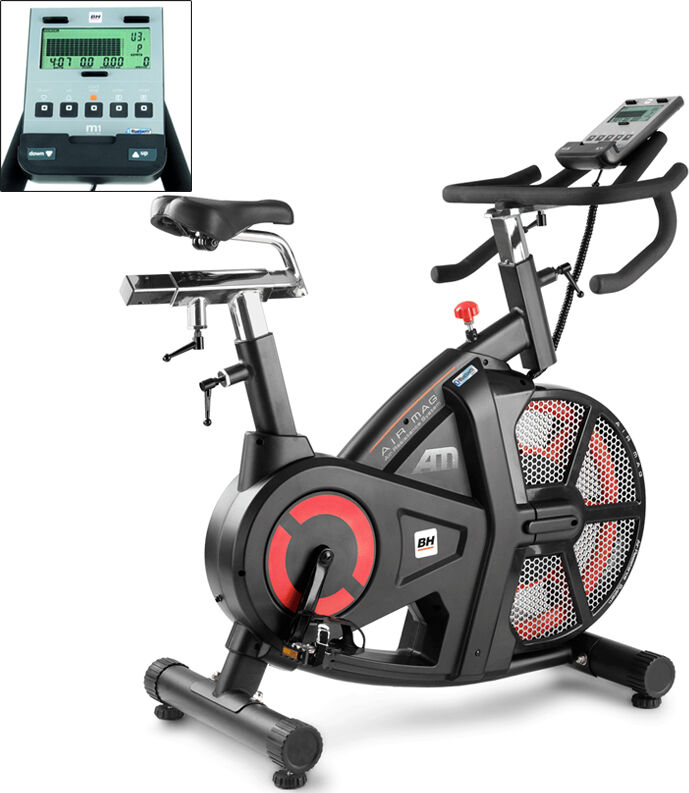 MAG Bicicleta indoor i.Air Mag BH Fitness: Resistência de ar e mágnetica