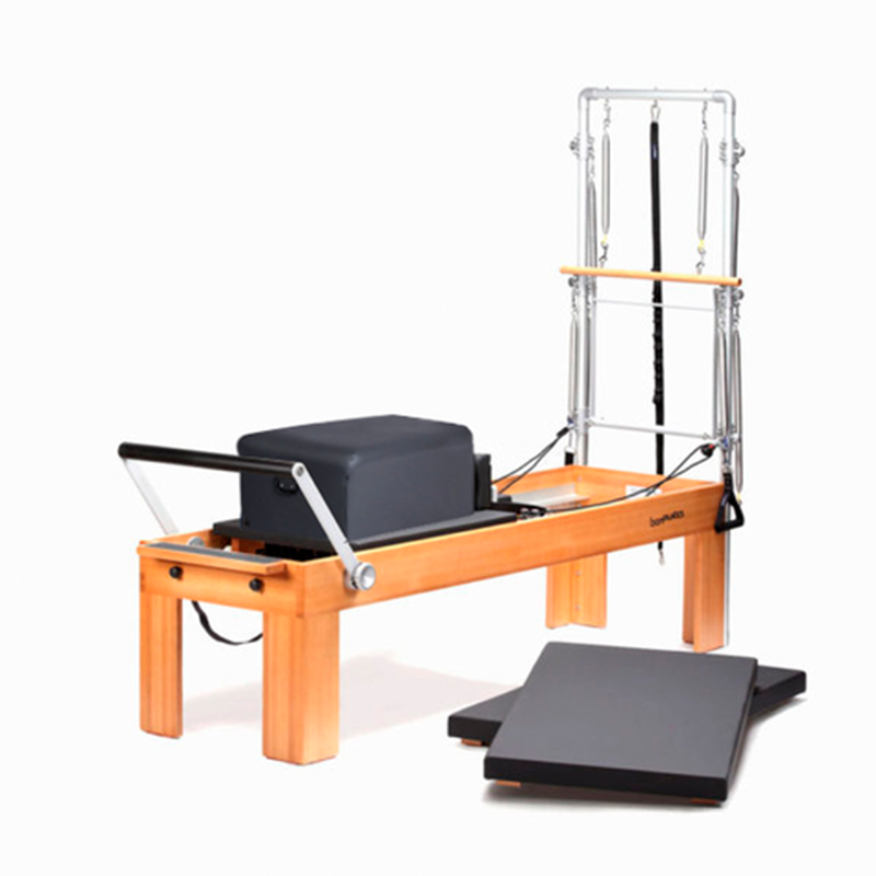 Reformer Physio de madeira: Ideal para classes personalizadas e clínicas de fisioterapia (Cores de tapicería disponíveis)