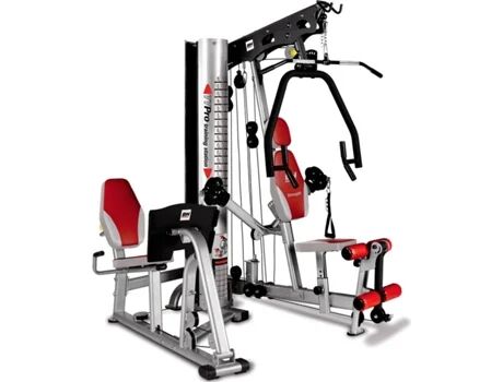 Bh Fitness Multiestação TT Pro G156 (Vermelho - Capacidade Máx: 100 Kg - 174x188x214cm - Aço)