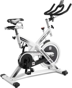 Bh Fitness Bicicleta de Spinning H9162 (Branco - 119x52x104cm - Volante: 20 kg - Até 105 kg)