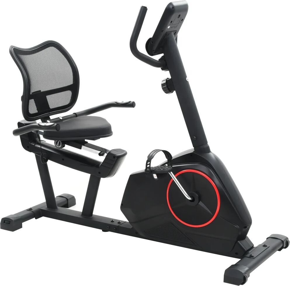 vidaXL Bicicletă de fitness magnetică orizontală cu măsurare puls