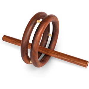 Kenko - Abdominal Roller - Walnut - Träfärgad - Träningsredskap