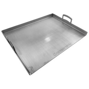 Gourmetstål Stekbord XL 53x42cm med uppvikta kanter & handtag