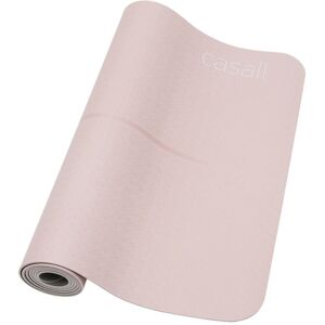 Casall Yoga Mat Position 4mm, Rosa/Grå, One Size