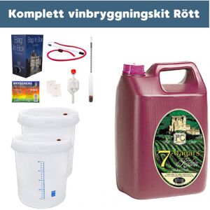 Komplett Vinbryggningskit Rött