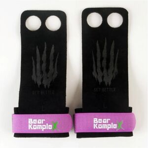 Bear Komplex 2 Hole Hand Grips Purple Xs