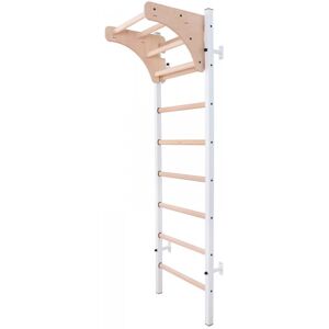 BenchK 211 Series 2: 200 Wall Bars + Wooden Pull Up Bar BenchK 200 White +...