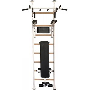 BenchK 523 Series 5: 521 Wall Bars + Dip Bar + Weight Bench BenchK 500 White...