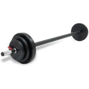 BodyMax 20kg Rubber Studio Barbell Set Studio Barbell Kit with Fitness Step