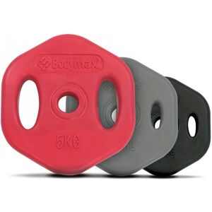 BodyMax V2 Hex Studio Weight Plates 1.2kg x 4, 2.5kg x 4,  5kg x 2 (25kg)