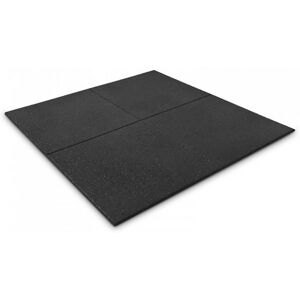 BodyMax Enduramax Black Rubber Gym Floor Tiles - 1m x 1m x 20mm 1m x 1m x...