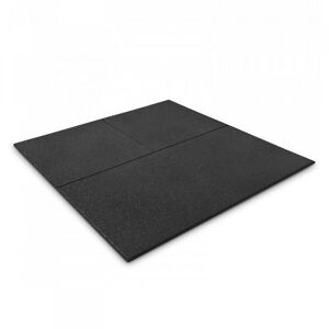 BodyMax Enduramax Black Rubber Gym Floor Tiles - 1m x 1m x 40mm 1m x 1m x...