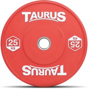 Taurus Coloured Olympic Rubber Bumper Weight Plates 25 kg