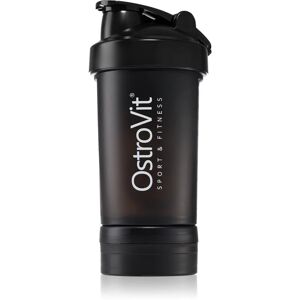 OstroVit Premium sports shaker + container colour Black 450 ml