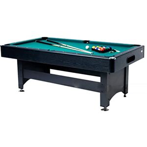 Gamesson Harvard 7 Ft Pool Table - Black/Green 213cm x 120 x 80 cms 94 kg Automatic Ball Return, Traditional Style Perfect for Indoor Entertainment Family-Friendly Billiards & Snooker