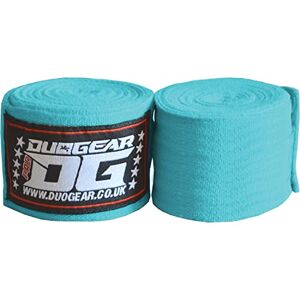 DUO GEAR 2.5m MUAY THAI BOXING KICKBOXING MMA MARTIAL ARTS FIST BANDAGE MEXICAN STYLE HAND WRAPS (FOR KIDS) (Light Blue)