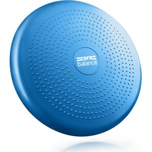 Balance Wobble Cushion   33cm x 2.5cm   Inflatable Stability Sensory Disc with Pump   Blue