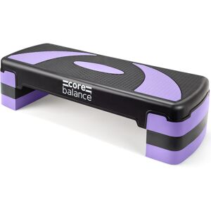 Balance Aerobic Exercise Step   3 Level Adjustable Fitness Stepper   Non Slip   Purple