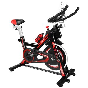 HomeFitnessCode Exercise Bike Indoor Stationary Cycling Bike with LCD Display for Home Cardio Gym 8KG Flywheel