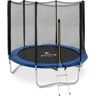 Gymrex Trampoline - Ø 244 x 180 cm - 80 kg - net - black/blue GR-TR01