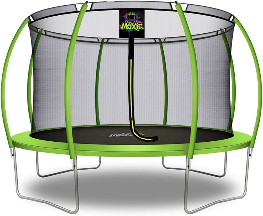 Photos - Trampoline Moxie 12 FT Pumpkin-Shaped Outdoor  with Enclosure Set and with 