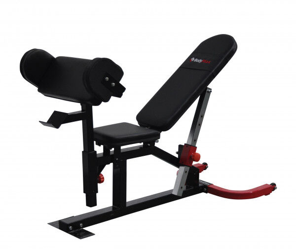BodyMax CF510 Elite Utility Flat-Incline-Decline Bench with Leg Curl and...