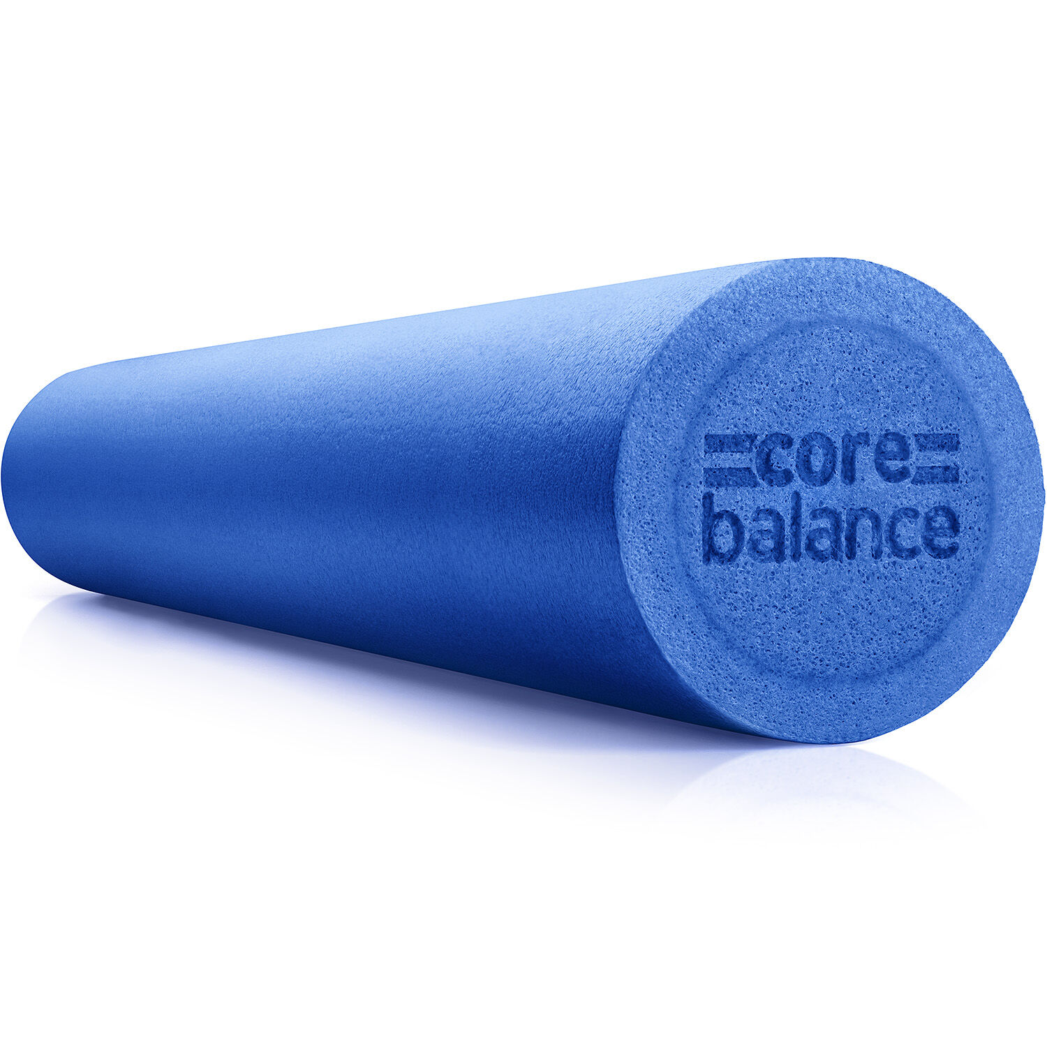 Balance Long Foam Roller   90cm x 15cm   Muscle Massage Roll for Legs & Back   Blue