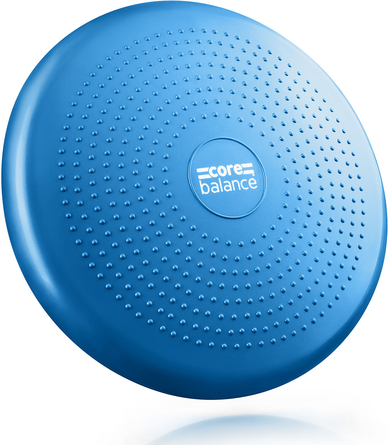 Balance Wobble Cushion   33cm x 2.5cm   Inflatable Stability Sensory Disc with Pump   Blue