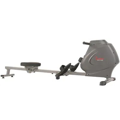 Sunny Health & Fitness Magnetic Rowing Machine, Grey