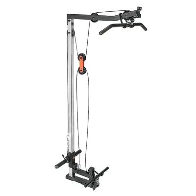 Sunny Health & Fitness Lat Pull Down Attachment Pulley System for Power Racks - SF-XF9927, Black