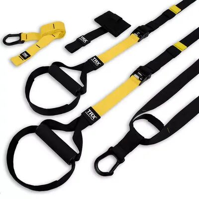 TRX All in 1 Suspension Trainer Resistance Straps Workout System w/ Club Access, Grey