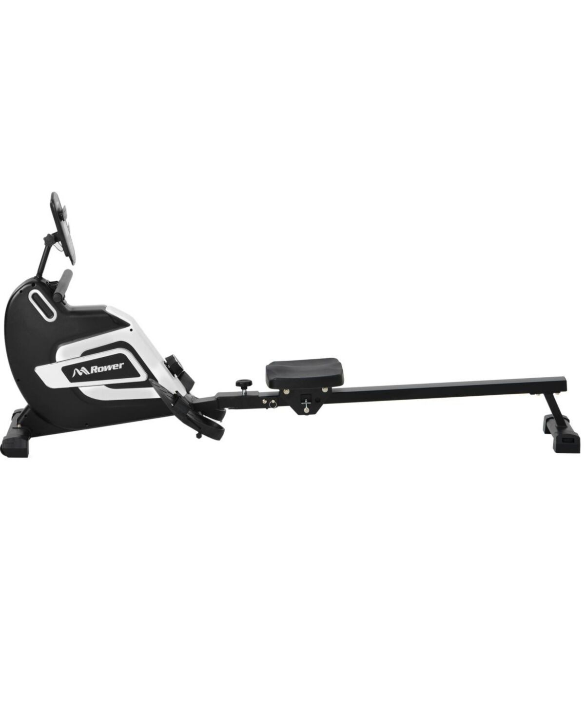 Simplie Fun Magnetic Rowing Machine Folding Rower with 14 Level Resistance Adjustable, Lcd Monitor and Tablet Holder for Foldable Rower Home Gym Cardio Workout -