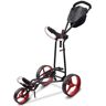 Big Max Autofold FF Golf Trolley, schwarz/rot