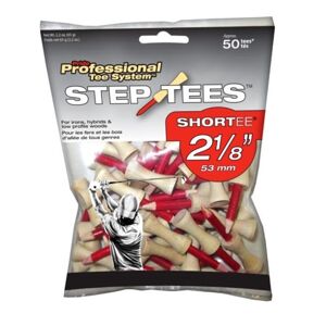 Pride Professional Tee System Pride Prolength Tees Red Holztees 53mm, 50Stk.