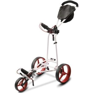 Big Max Autofold FF Golf Trolley, weiss/rot