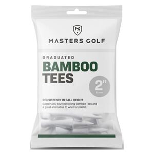 Masters golf Masters Graduated Bamboo tee 51 mm, weiss, 20 Stk.