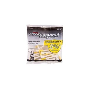 Pride Professional Tee System Pride Prolength Tees Yellow Holztees 69mm, 20Stk.