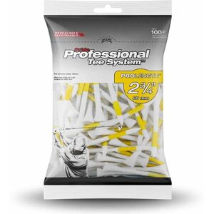 Pride Professional Tee System Pride Prolength Tees Yellow Holztees 69mm, 100Stk.