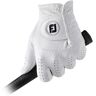 FootJoy CabrettaSof Herren Golfhandschuh, linke Hand (für Rechtshänder), ML, weiss