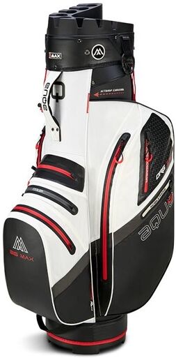 Big Max Aqua Silencio 4 Cartbag, weiss/schwarz/rot