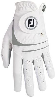 FootJoy WeatherSof Damen Golf Handschuh, linke Hand (für Rechtshänder), L, weiss