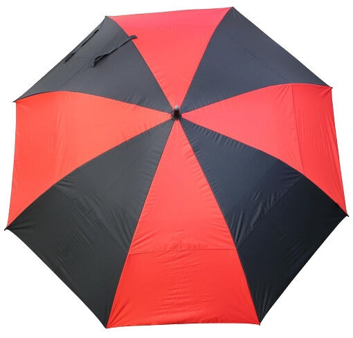 Masters Golf gewellter Regenschirm TourDri UV 81 cm Polyester rot/schwarz
