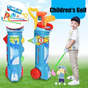 Golf Pro Set Legetøj til børn Småbørn Golfklubber Flag Øvebolde Sport indendørs