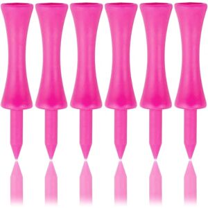 OCEAN Pakke med 100 stk Pink 57 mm plastik golf-T-shirt