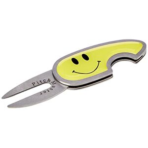 Asbri Golf Pitchmaster Blister Pack Pitch Repairer Yellow Smiley